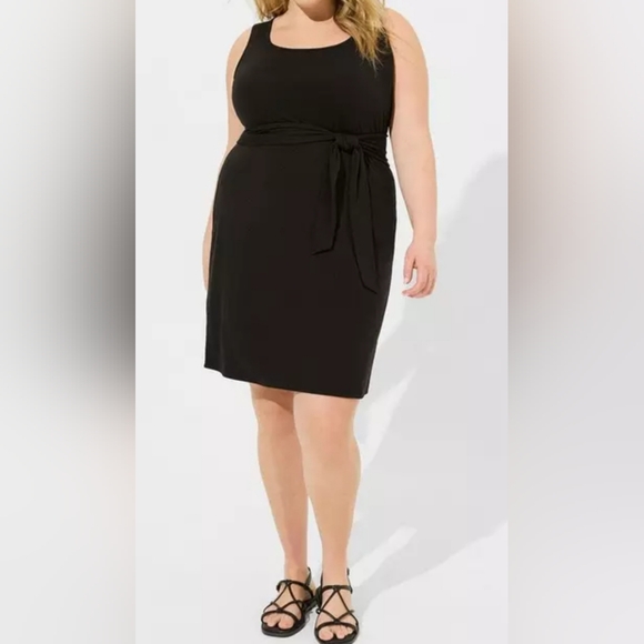 torrid Dresses & Skirts - Torrid Mini Jersey Sleeveless Belted Midi Dress 2x(18-20)